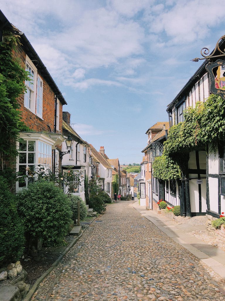 High Street scene in Rye East Sussex