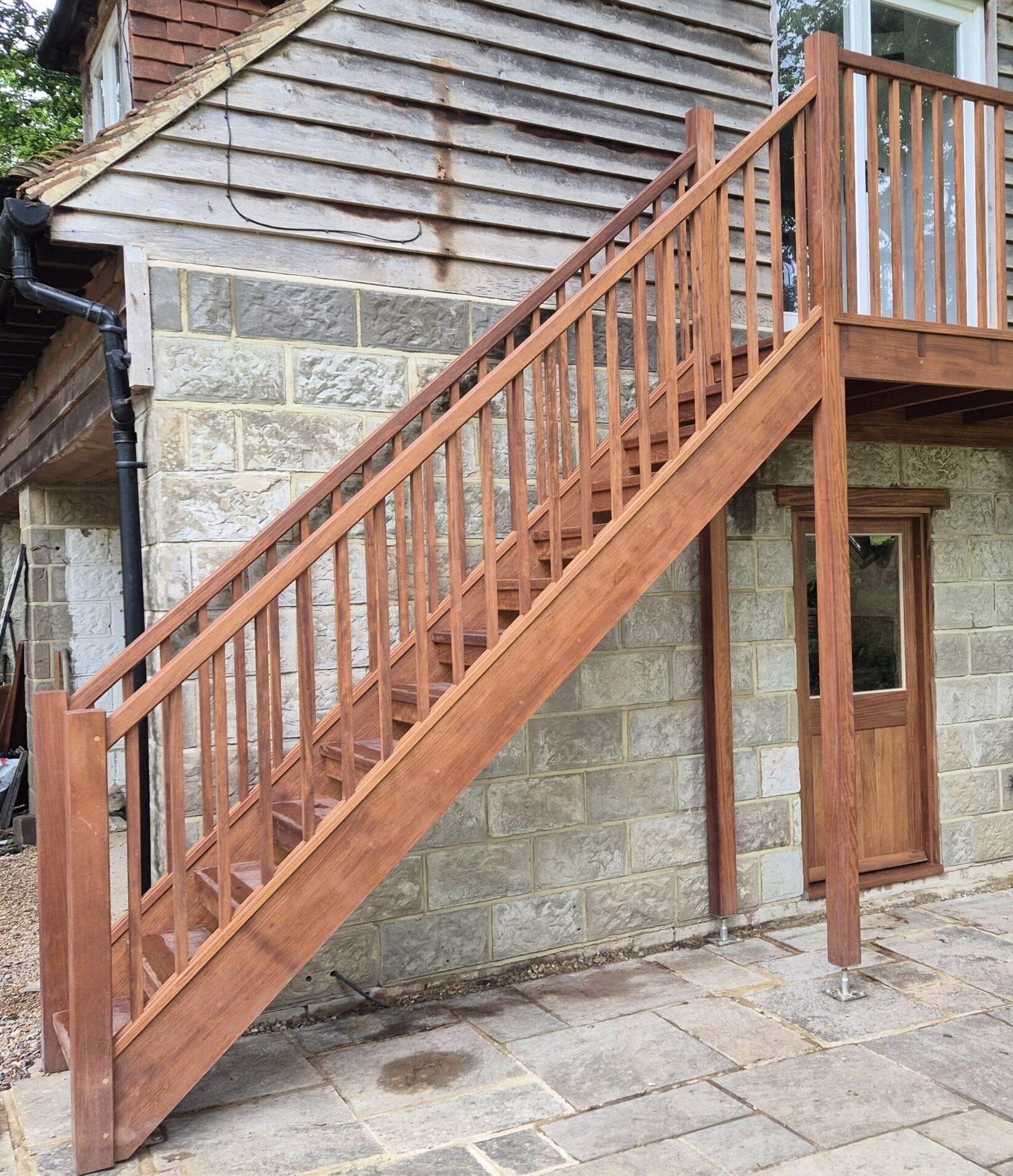 External Straircase Iroko