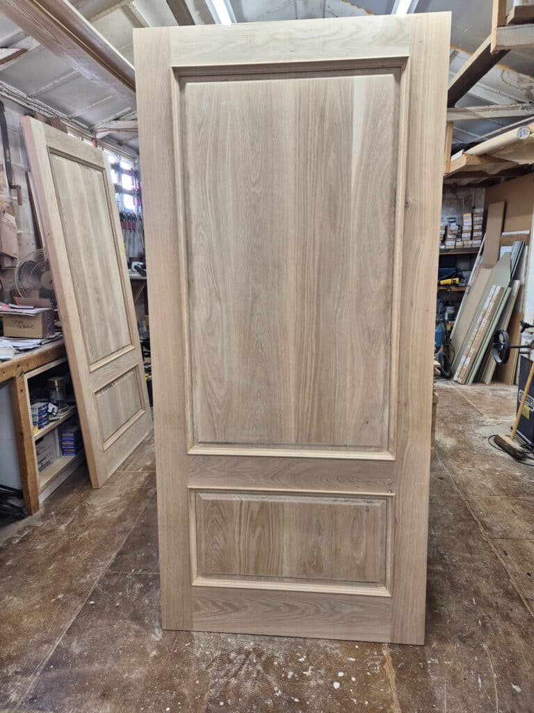 Oak doors ready for delivery.